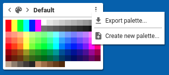 Create New Color palette